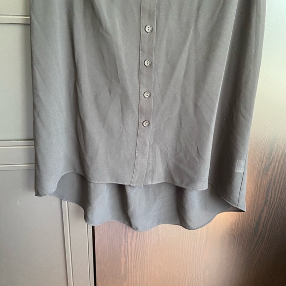❗️3/$15❗️Last April Sheer Button Down Blouse - Picture 3 of 6